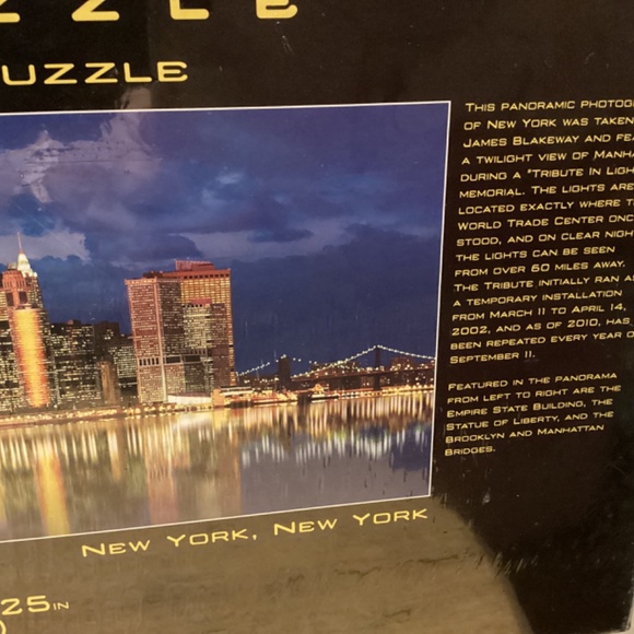 NEW New York, New York Panoramic Puzzle 🧩 750 piece - Picture 5 of 10